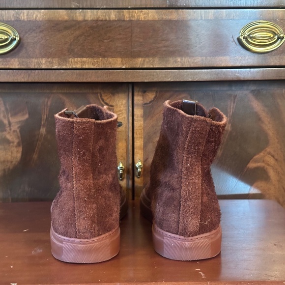 Buttero Tanino Suede Leather Sneakers - Picture 4 of 7